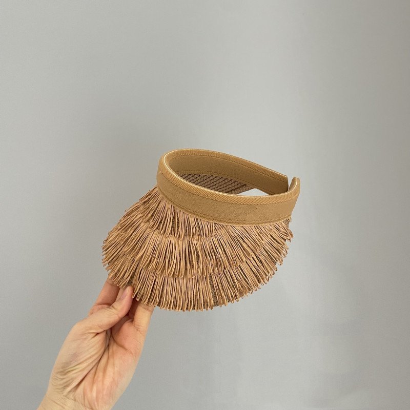 Spring and summer new girls' sun hat, summer sun protection, empty top hat, large brim, UV resistant hat