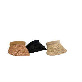 Spring and summer new girls' sun hat, summer sun protection, empty top hat, large brim, UV resistant hat