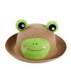 New Summer Fisherman's Hat Korean Edition Cute Frog Baby Trendy Cute Hat for Boys and Girls Sunshade and Sunscreen Grass Hat