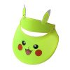 Cartoon children's hats for boys and girls, summer sun hats, empty top sun protection hats, baby thin breathable cool hats