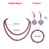 Movie Wishes Wish Asha Cartoon Princess Asha Same Style Deep Purple Necklace Bracelet Earrings New Style