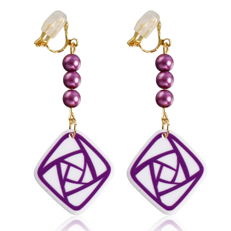 Movie Wishes Wish Asha Cartoon Princess Asha Same Style Deep Purple Necklace Bracelet Earrings New Style