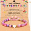 Little girl's colorful soft pottery birthday gift bracelet, love cross bracelet accessory