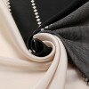 Grey white black contrasting satin shawl for women's spring and summer new style elegant and luxurious women's air-conditioned room shawl