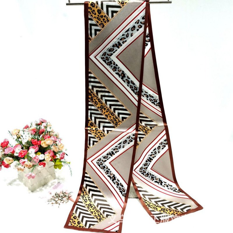 Mulberry silk scarf, double-layer silk ribbon, women's professional scarf