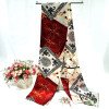 Mulberry silk scarf, double-layer silk ribbon, women's professional scarf