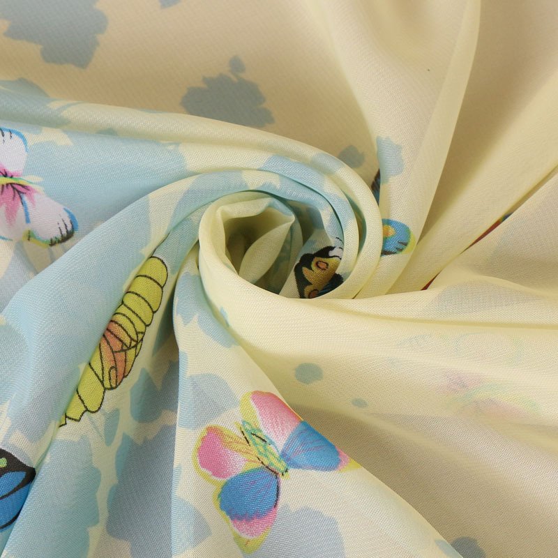 Women's long chiffon versatile sunscreen beach towel summer thin printed shawl scarf