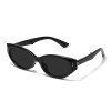 Folding Sunglasses UV Protection Fashion Foldable Sunglasses Men's and Women's Foldable Sunglasses Look Thinner CD008