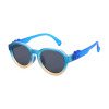 Fashion Gradient Round Frame TR Frame Children's Polarized Sunglasses Outdoor UV Protection Sunscreen Sunglasses KB672