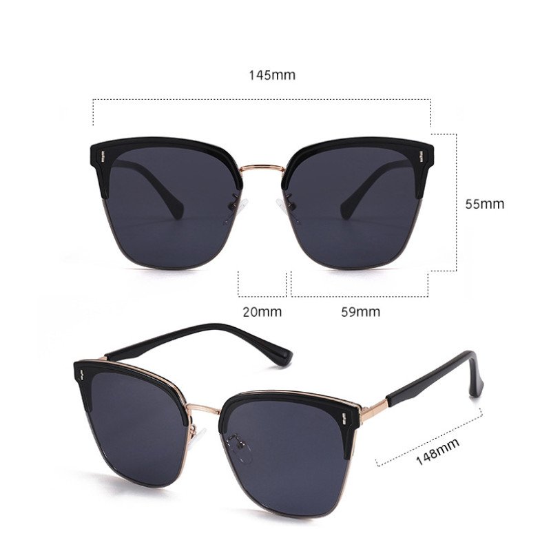 Adult women's sunglasses TR eyebrow holder polarized sunglasses fashionable slimming sunglasses trend KB055-A