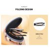 Folding metal glasses, fashionable and lightweight sunglasses BY8107