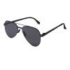Nylon fashion black metal frame sunglasses ultra-thin men's driving sunglasses for sun shading and UV protection
