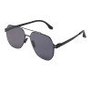 Nylon fashion black metal frame sunglasses ultra-thin men's driving sunglasses for sun shading and UV protection