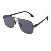 Nylon fashion black metal frame sunglasses ultra-thin men's driving sunglasses for sun shading and UV protection