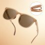Folding Sunglasses Fashion Wear Polarized Strap Nose Stand Anti UV Folding Sunglasses CD001
