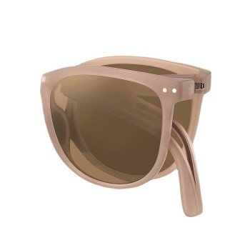 Folding Sunglasses Fashion Wear Polarized Strap Nose Stand Anti UV Folding Sunglasses CD001