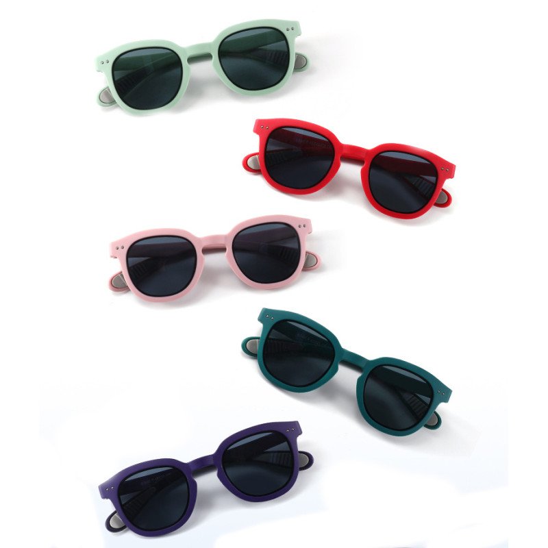 Fashionable children's sunglasses for boys and girls, trendy polarized baby sunglasses, UV resistant sunshade glasses S8445