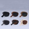 Small frame folding sunglasses, UV resistant polarized folding sunglasses, personalized PC sunglasses, trendy CD005