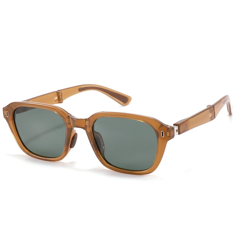 Folding polarized sunglasses, outdoor sunshade personalized sunglasses, UV resistant driving glasses CD014