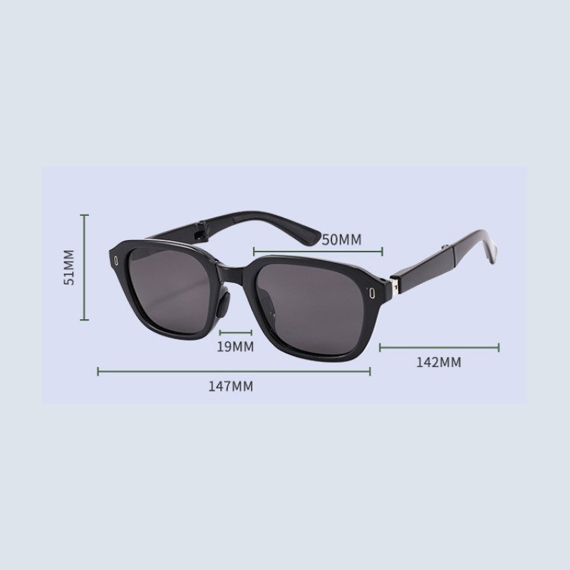 Folding polarized sunglasses, outdoor sunshade personalized sunglasses, UV resistant driving glasses CD014