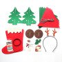 Christmas parent-child DIY material package set, Christmas decoration non-woven DIY material set