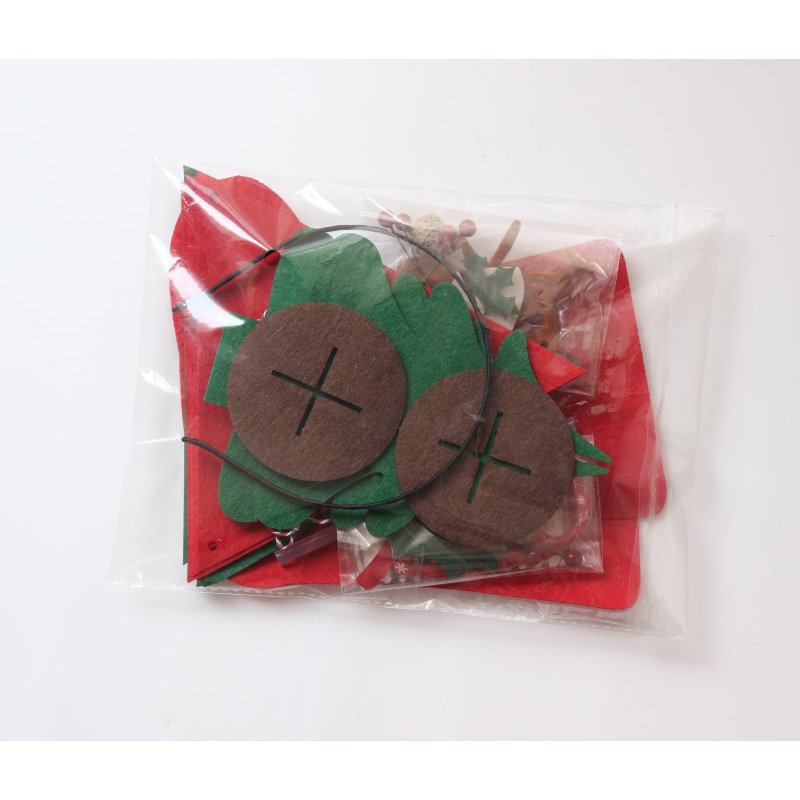 Christmas parent-child DIY material package set, Christmas decoration non-woven DIY material set