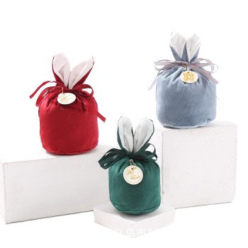Wedding candy bag, velvet candy bag, wedding souvenir bag, Easter bunch pocket, Christmas Eve apple bag