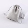 Jewelry storage bag, sheepskin drawstring pocket, microfiber drawstring jewelry bag, soft and printable