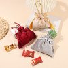 Creative wedding velvet wedding candy bag velvet wedding candy box European wedding souvenir candy box gift bag