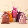Velvet wedding souvenirs, candy gift bundle bag, hand-held packaging bag, jewelry storage, wedding candy bag