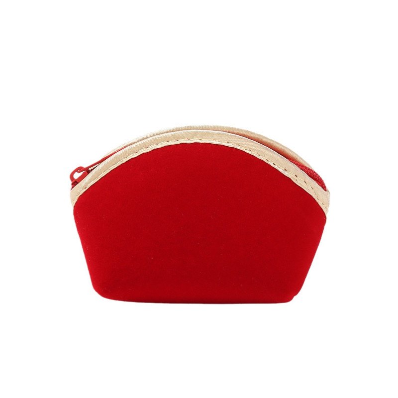 Jewelry gold shop packaging bag plush zipper bag storage bag dumpling bag ingot bag custom logo