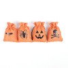 Halloween burlap bag in stock, pumpkin lantern gift bag, gift Christmas burlap bag
