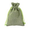 Linen drawstring pocket, small linen bag drawstring bag with logo printable, jewelry packaging bag