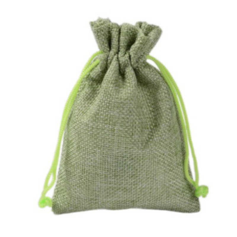 Linen drawstring pocket, small linen bag drawstring bag with logo printable, jewelry packaging bag