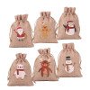 Large gilding Christmas bag cotton glove Christmas candy gift gift storage bag in stock