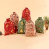 Large gilding Christmas bag cotton glove Christmas candy gift gift storage bag in stock