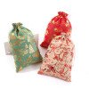 Large gilding Christmas bag cotton glove Christmas candy gift gift storage bag in stock