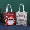 Christmas canvas bag hand shopping bag pattern advertising cotton bag corporate canvas bag printed logo