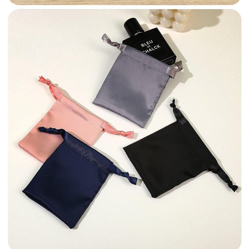 Cloth bag brocade cosmetics gift drawstring drawstring bag printable LOGO jewelry packaging storage