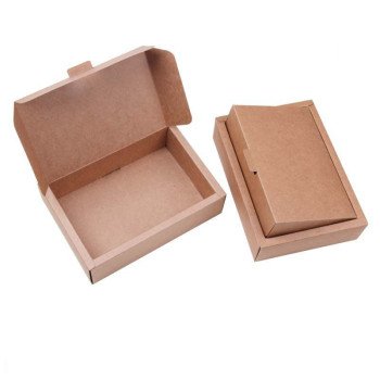 Baking packaging box kraft paper box pastry paper box tea flip lid kraft paper box customization