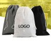 Non-woven fabric pockets, bags, shoe bags, children's toys, dust-proof storage, drawstring bag with logo