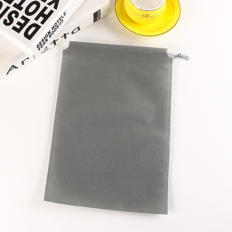 Non-woven drawstring pockets printable shoe toy clothing dustproof storage packaging bag drawstring storage bag