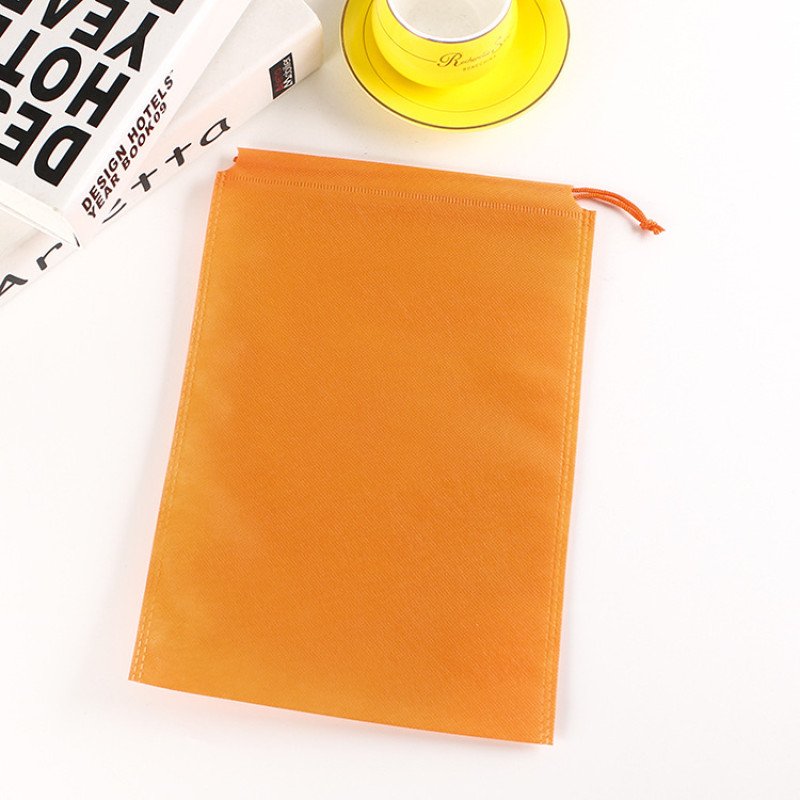 Non-woven drawstring pockets printable shoe toy clothing dustproof storage packaging bag drawstring storage bag