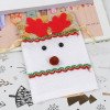 Christmas bag gift bag imitation linen stitching cartoon drawstring candy storage packaging bag