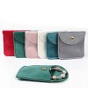 Jewelry velvet snap bag double-sided velvet jewelry bracelet snap flip bag printed LOGO jewelry packaging bag