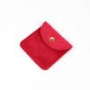 Jewelry velvet snap bag double-sided velvet jewelry bracelet snap flip bag printed LOGO jewelry packaging bag