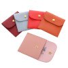 Jewelry velvet snap bag double-sided velvet jewelry bracelet snap flip bag printed LOGO jewelry packaging bag