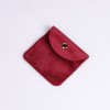 Jewelry velvet snap bag double-sided velvet jewelry bracelet snap flip bag printed LOGO jewelry packaging bag