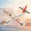 Amphibious bomber model wooden puzzle 3d model toy three-dimensional puzzle handmade