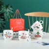 Ceramic cup gift box set coffee cup creative mug logo event promotion gift cup companion gift water cup